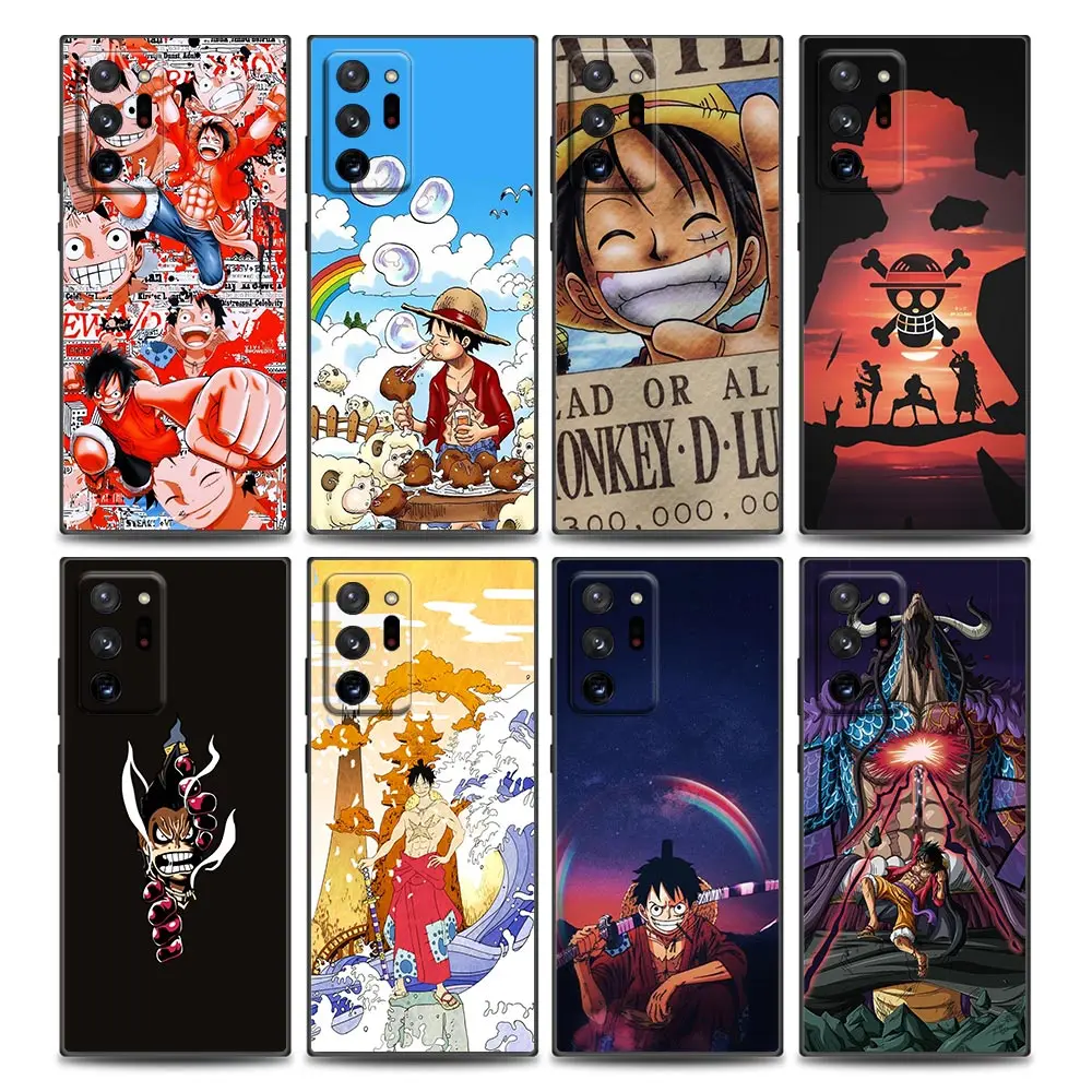 

Japan Anime One Piece Luffy Phone Case for Samsung Note 8 Note 9 Note 10 M11 M12 M30s M32 M21 M51 F41 F62 M01 Soft Silicone