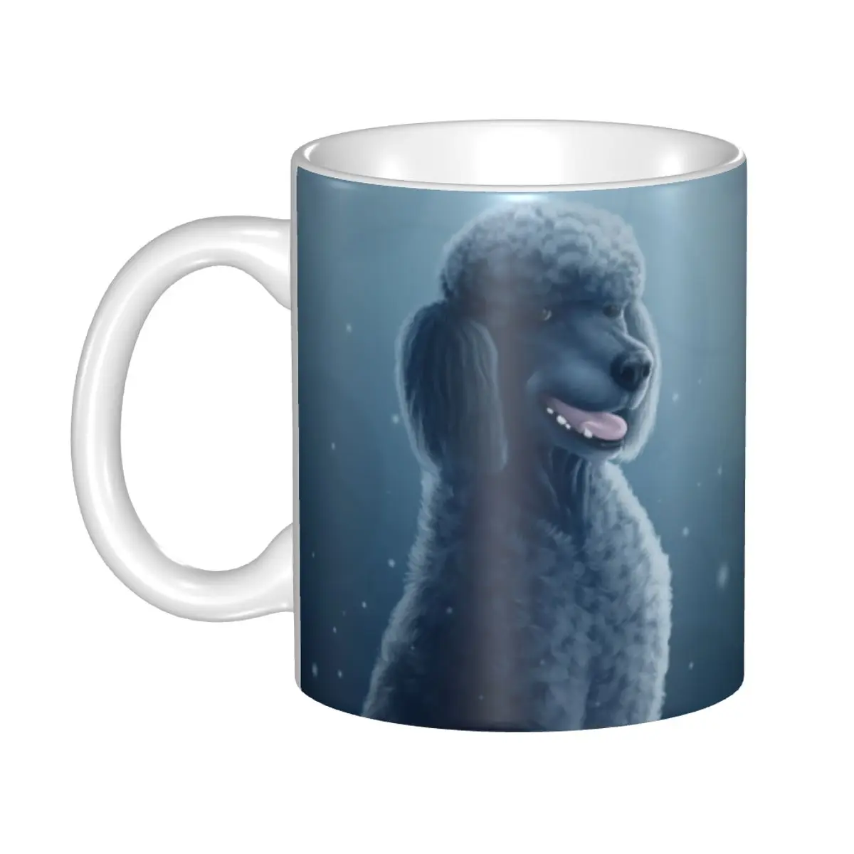 

Керамические кружки "сделай сам", Регал, пудель, персонализированная кофейная чашка, креативный подарок для мужчин, женщин, мужчин, уличная р...