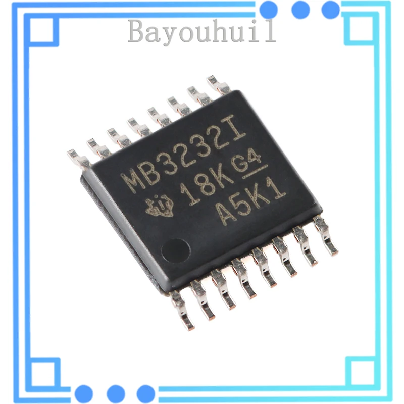 

10PCS Original Authentic MAX3232IPWR TSSOP-16 RS-232 Line Driver/Receiver IC Chip