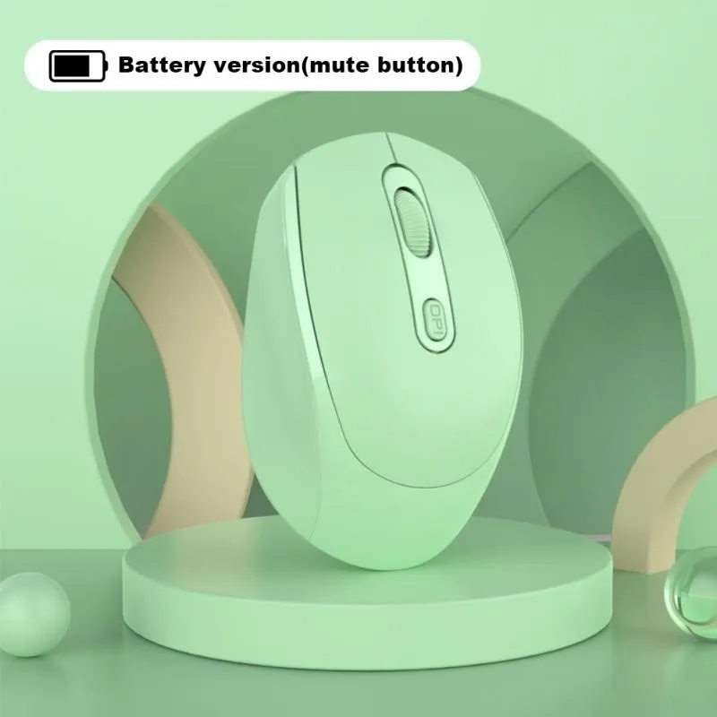 2023 New Wireless Mouse Mute Bluetooth-compatible Mouse Mute Battery Mouse 2.4G Wireless Office Mouse PC Accessopries Recommend