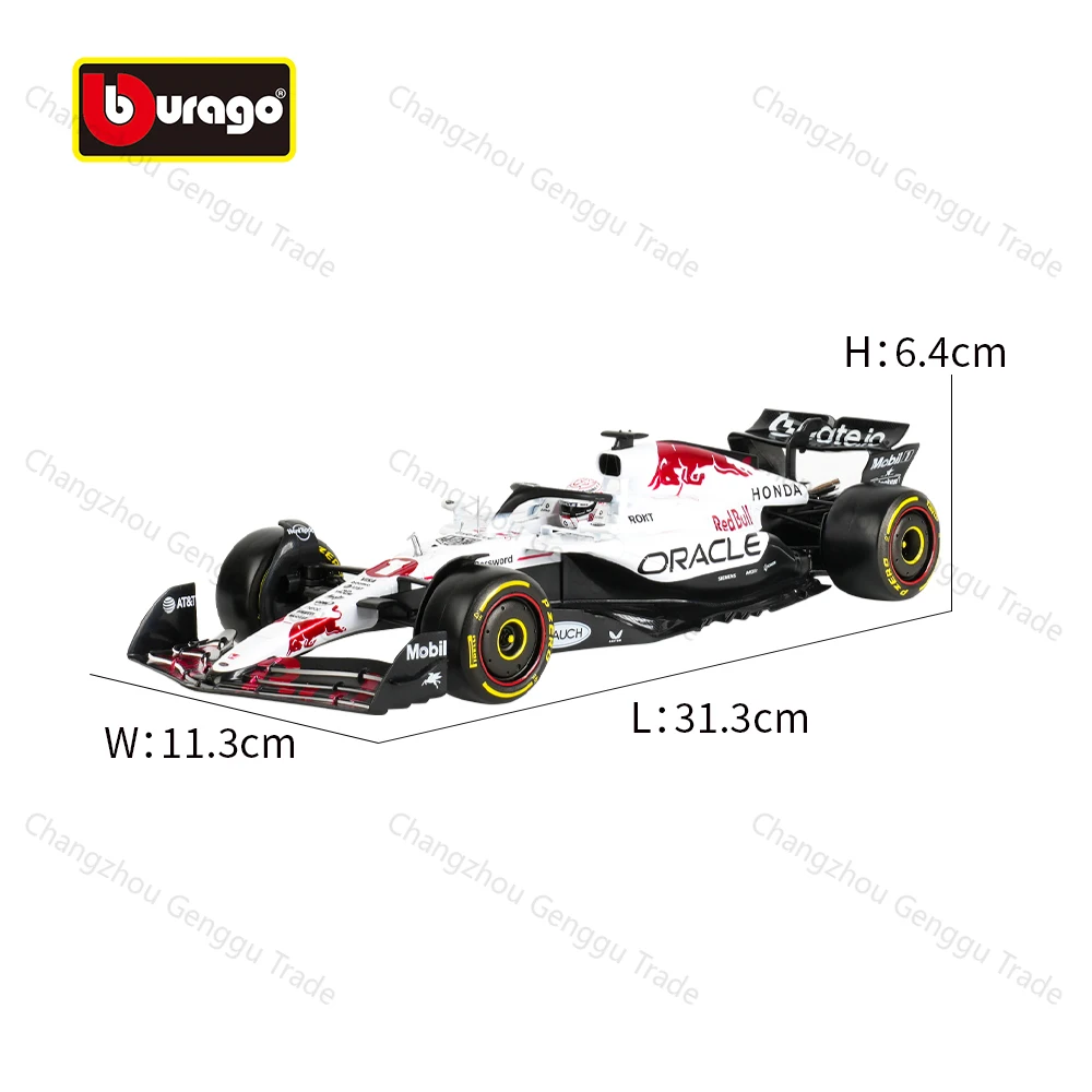 Фото Bburago 1:18 Red Bull RB21 Гран-при Японии 2025 # 1 # Модель гоночного болида Формулы-1 22 F1, статическая, из литого сплава №3