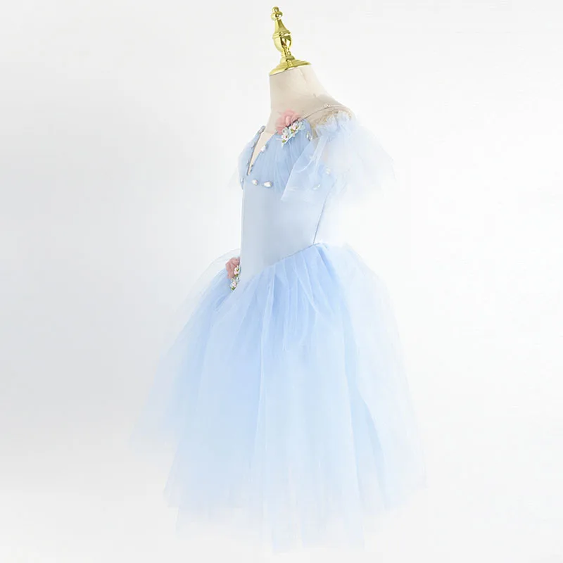 Профессиональная балетная пачка для девочек синее розовое блюдо блинная