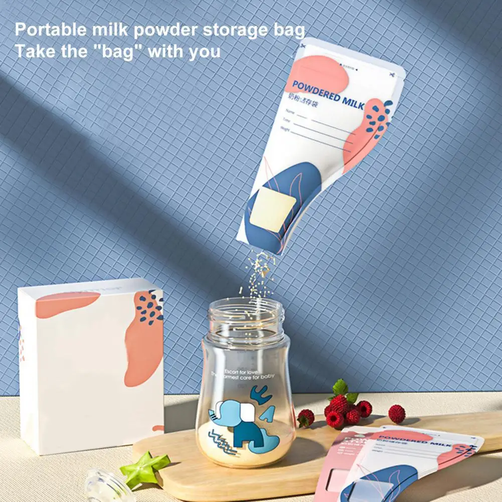 

Portable 32Pcs/Set Practical Infant Snack Food Storage Bags Space Saving Milk Bag Creative for Travel