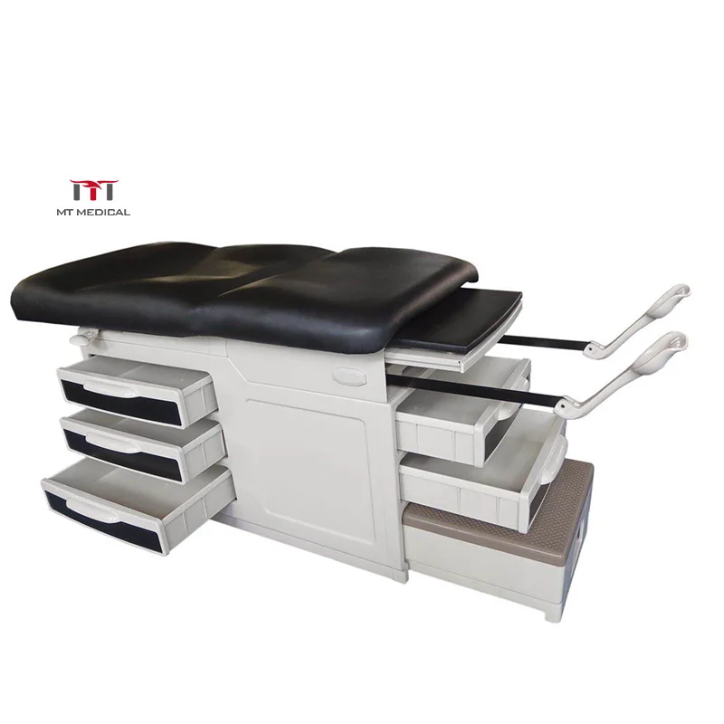 

MT MEDICAL Hospital Gynecology Exam Table Electric Gynecological Chair Examination Bed with Drawers