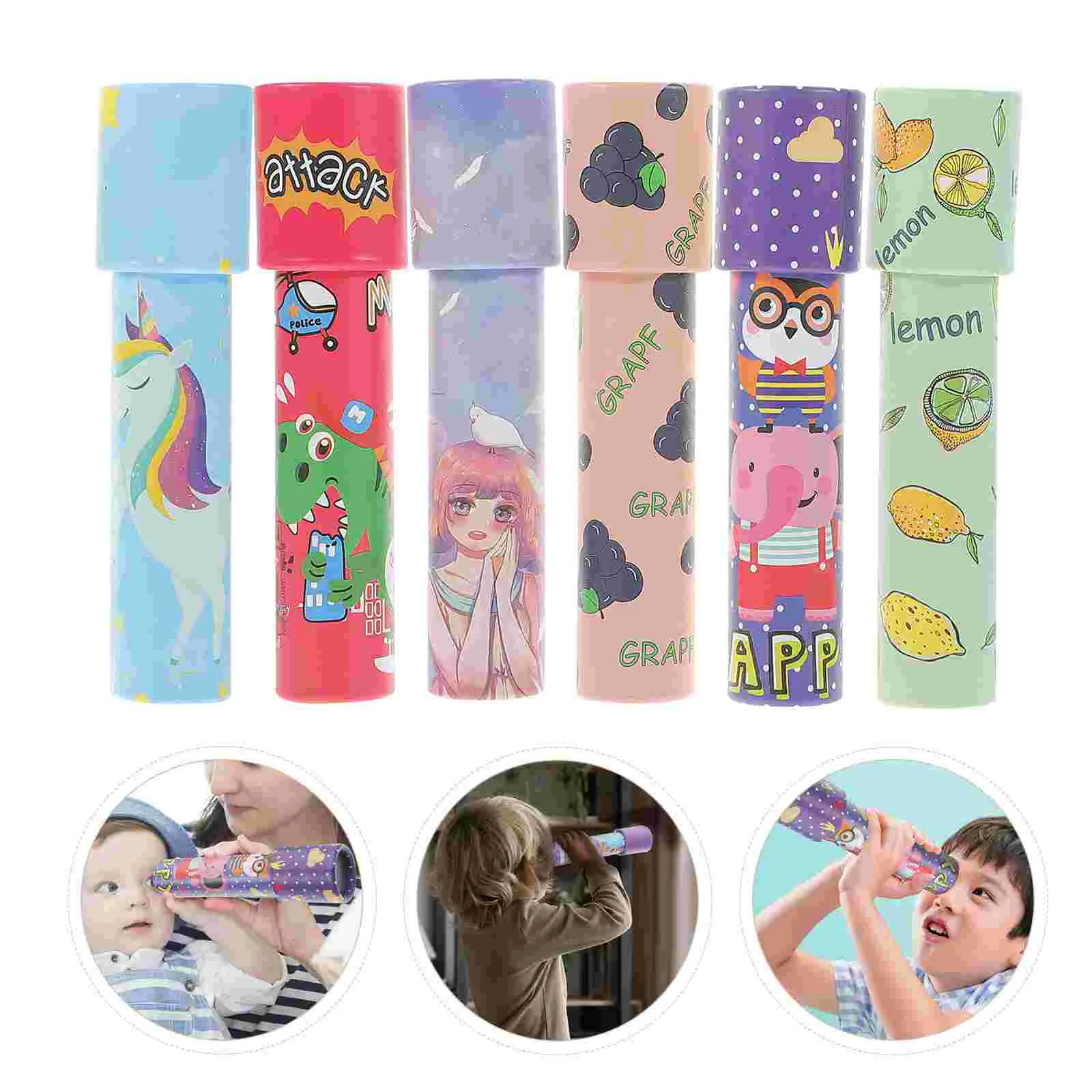 

6pcs Kaleidoscope Classic Kaleidoscopes And Small Girls Gifts Science Developmental Toys Party Favors Gifts for Boys