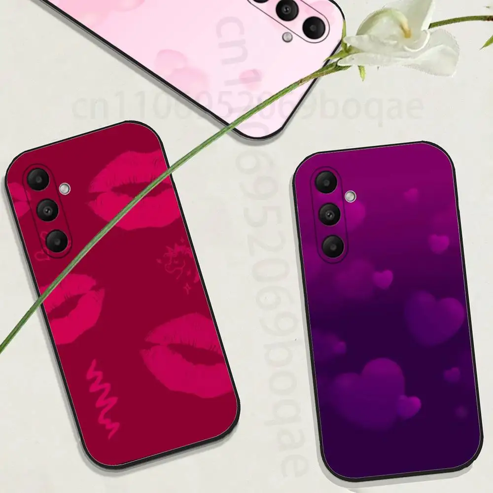 Фото Чехол для телефона Sweetie Lip Mark для Samsung Galaxy A73,23,53,33,24,72,22,52,32,54,A34, мягкий чехол №1