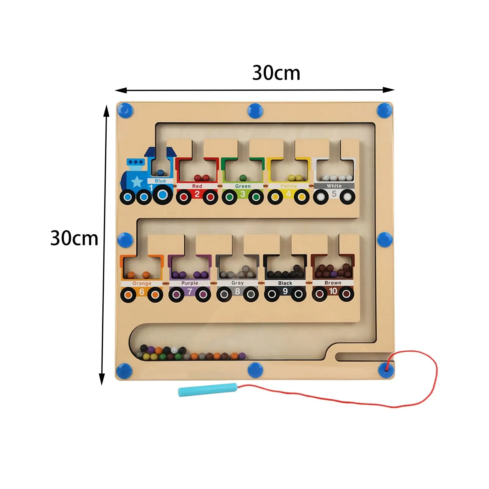 

Color Number Maze Bead Maze Toy Colorful for 3 4 5 Years Old Kids Girls Boys