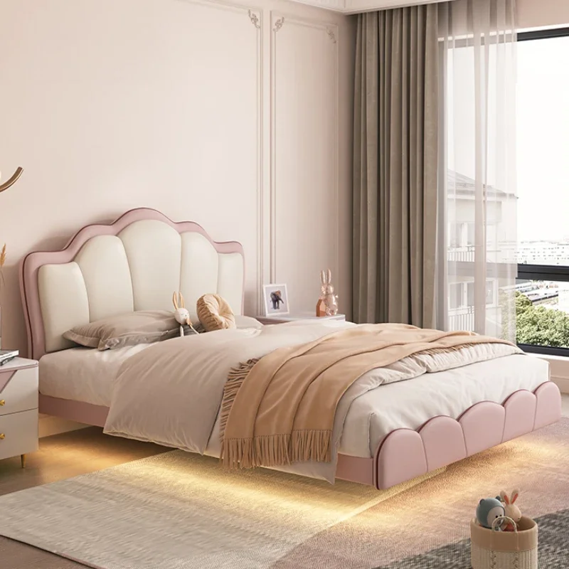 Роскошная кровать милой принцессы современная элегантная красивая детская из