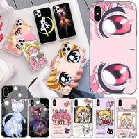 sailor moon phone case for iphone 13 12 11 pro mini xs max 8 7 plus x se 2020 xr silicone soft cover