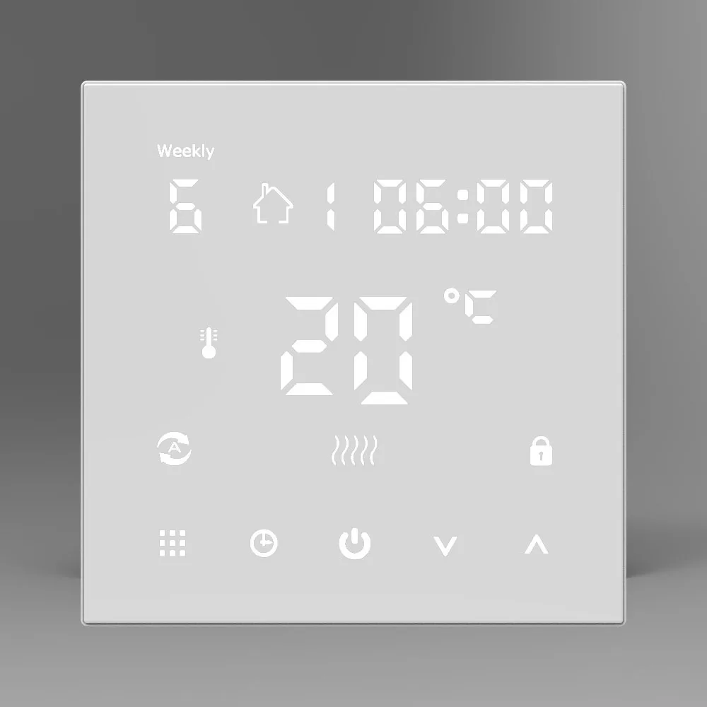 

16A digital home Modbus RS485 BACnet Room Thermostat for Electric Heating