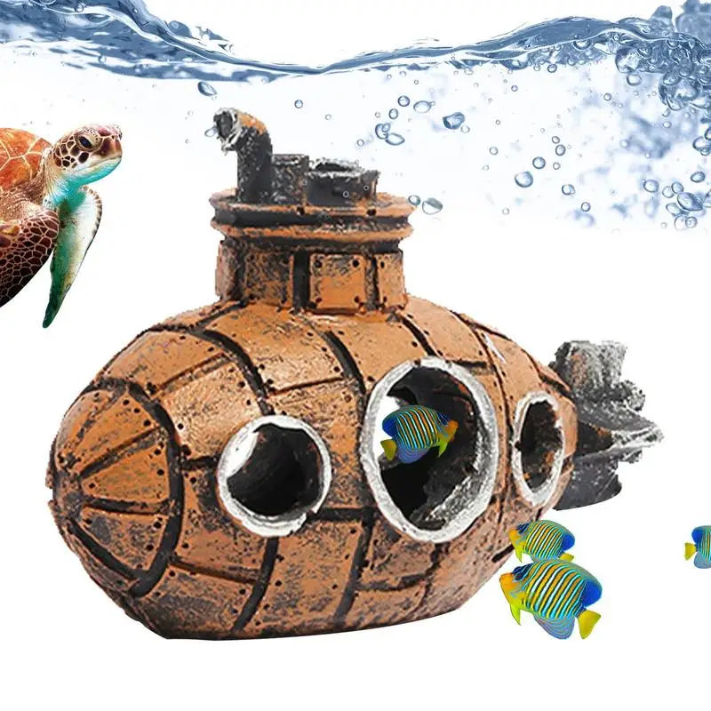 

Submarine Fish Tank Decorations Decorative Aquarium Bubbler Fish Tank Accessories Aquarium Decorations Great Toy And Rest Stop