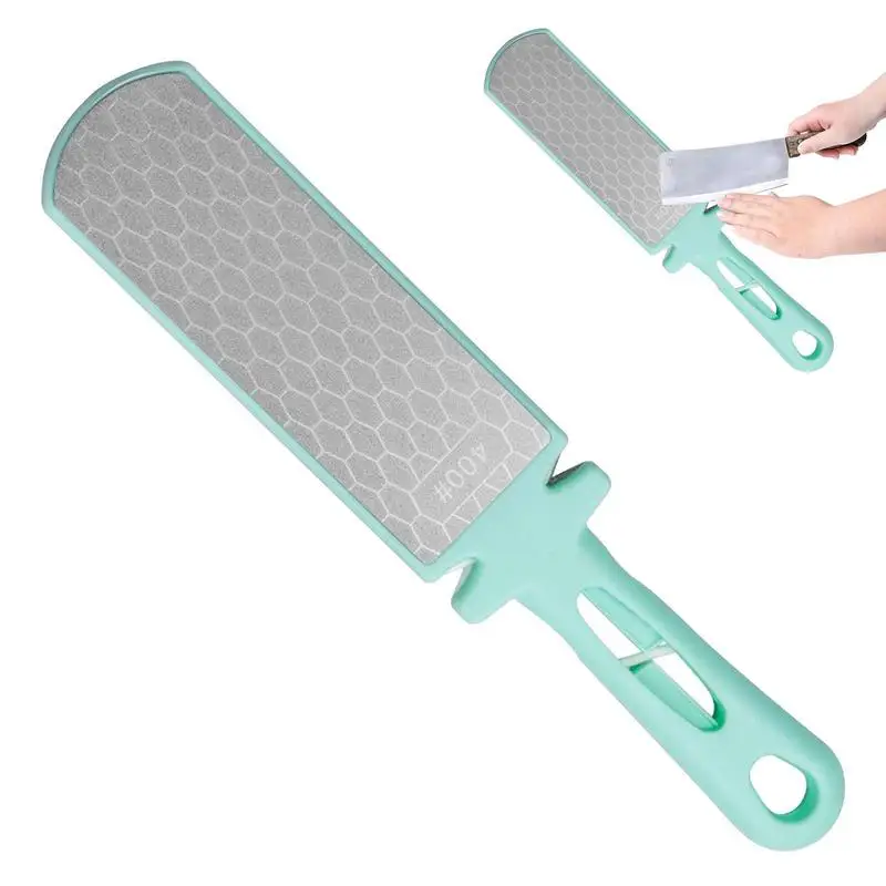

Double-sided Sharpening Stone Double Sided Sharpening Tool Reversible Axe Sharpening File With Scissor Sharpening Position For