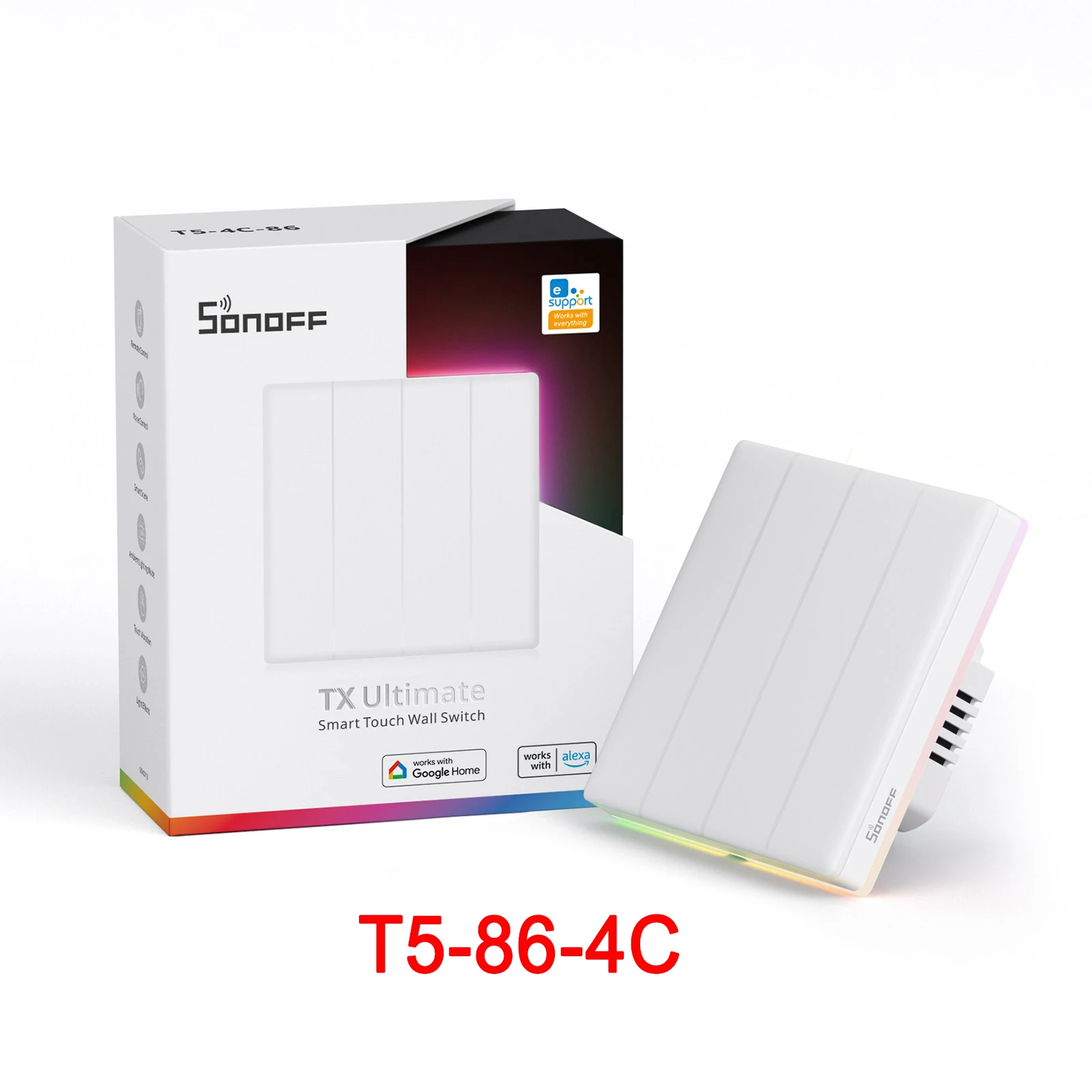 

SONOFF TX Ultimate T5 Сенсорный умный выключатель