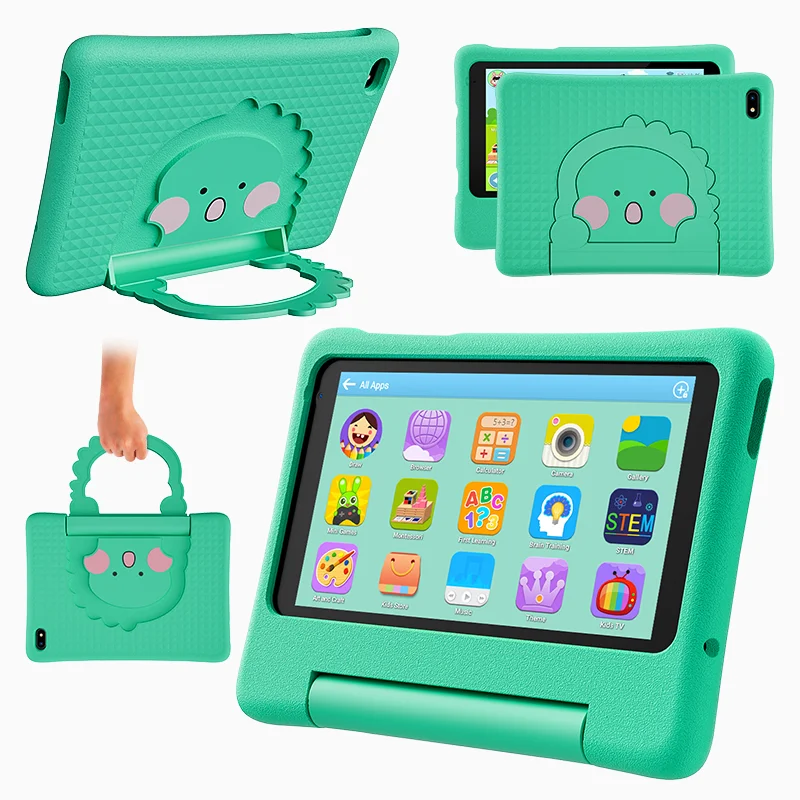 

Adreamer Kids Tablet 7 Inch Quad-Core Android 13 3GB+32GB WiFi Bluetooth 4.2 Educational Software Installed with Kids-proof Case