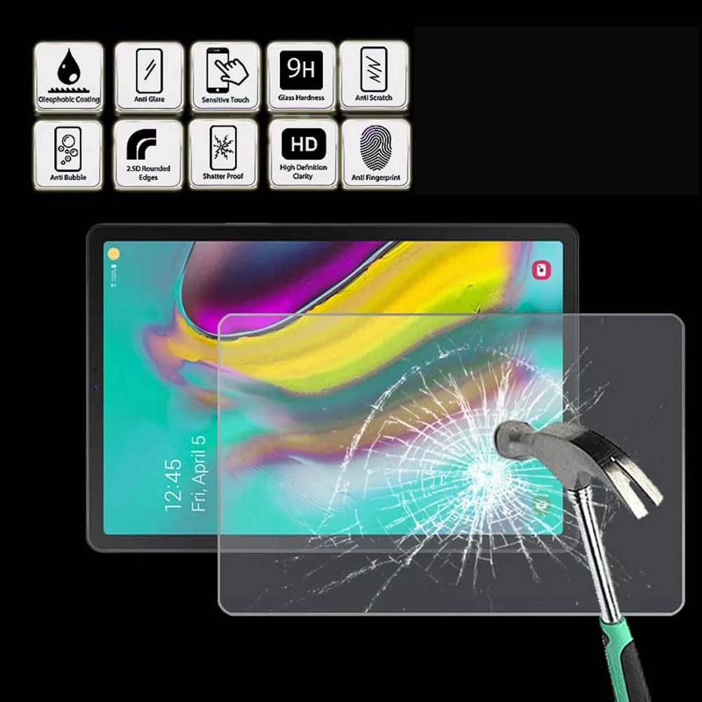 

For Samsung Galaxy Tab S5e 10.5 Inch T720C T720N Tablet Tempered Glass Screen Protector Anti Fingerprint Proective Film