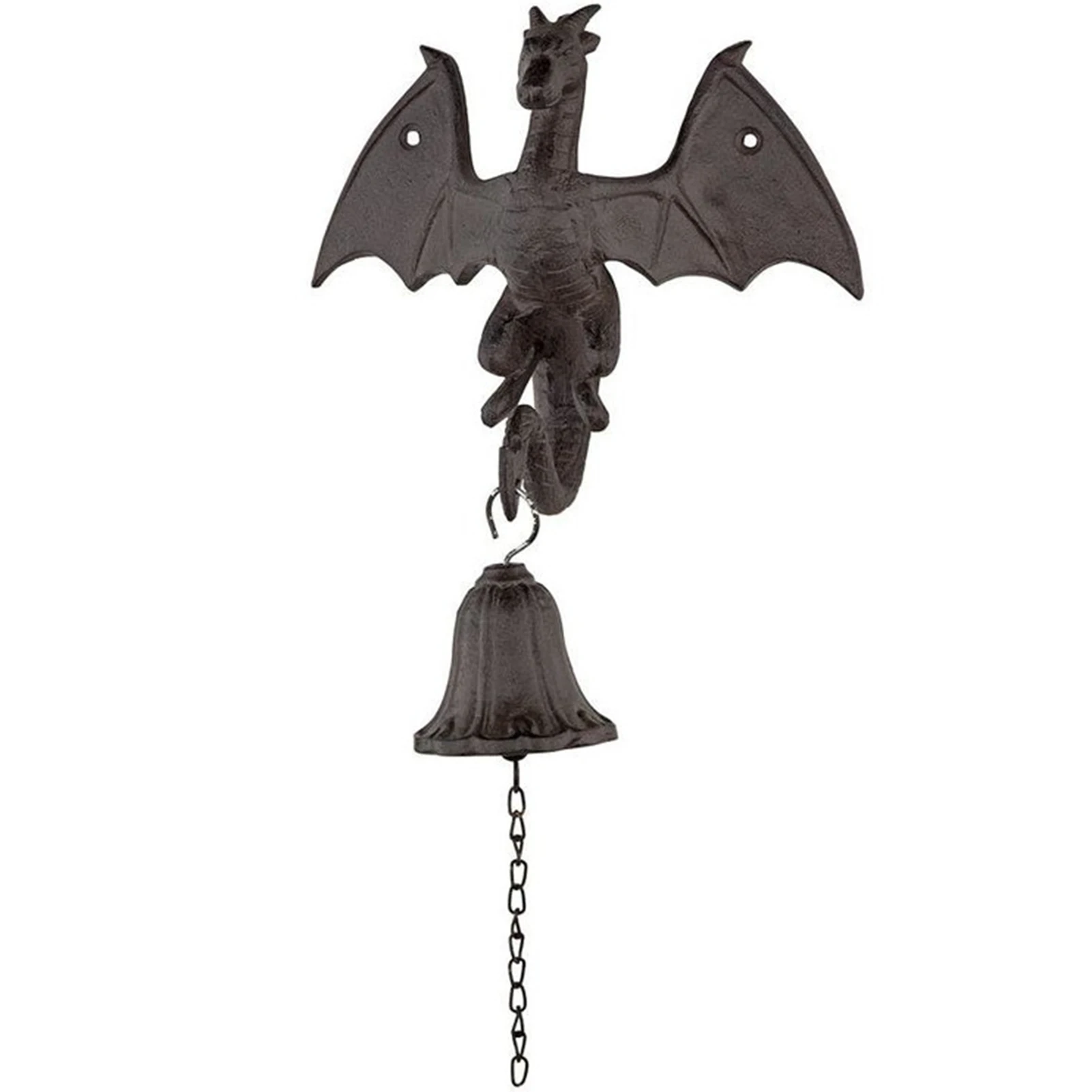 

Dragon Door Bell Castle Dragon Gothic Iron Bell For Garden Decoration Castle Dragon Gothic Dinner Door Bell Garden Statues Decor