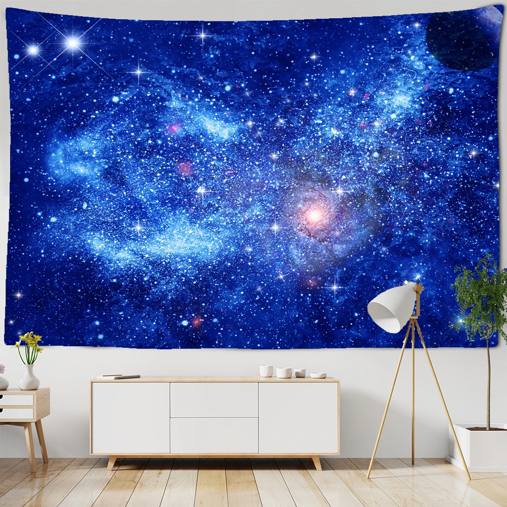 

Space Galaxy Universe Starry Sky Tapestry Wall hanging Galaxy Psychedelic Astrology Large Wall Cloth Beach Blanket Home Decor