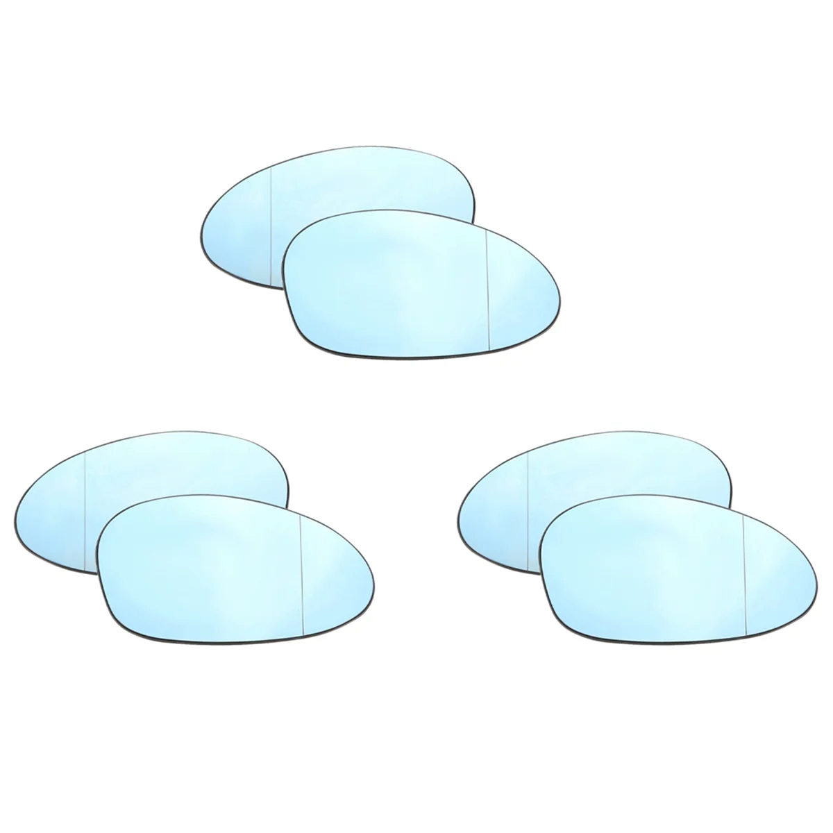

3X Rear View Mirrors Heated Glass Lenses for Bmw E81 E82 E87 E88 E90 E91
