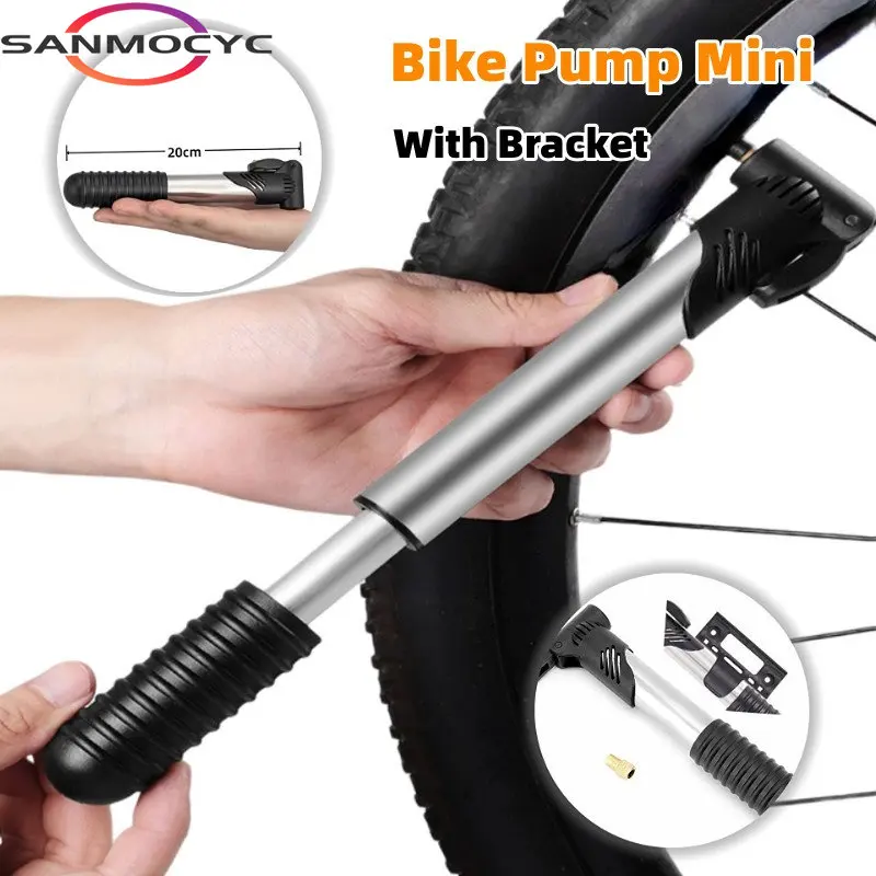 NEW Mini Portable Bike Pump Bicycle Hand Air Pump Tire Inflator 120Psi Ball Inflator MTB Road Cycling Pump Bicycle Accessories