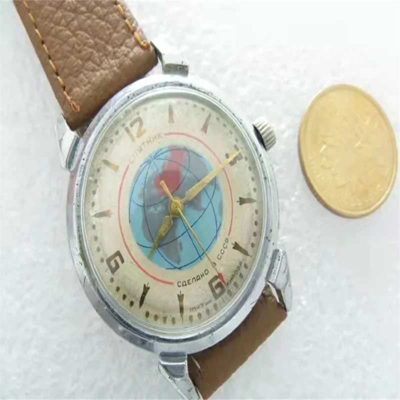 

Collectible Watch "Globe" Qilov Foreign Antique Watch CCCP