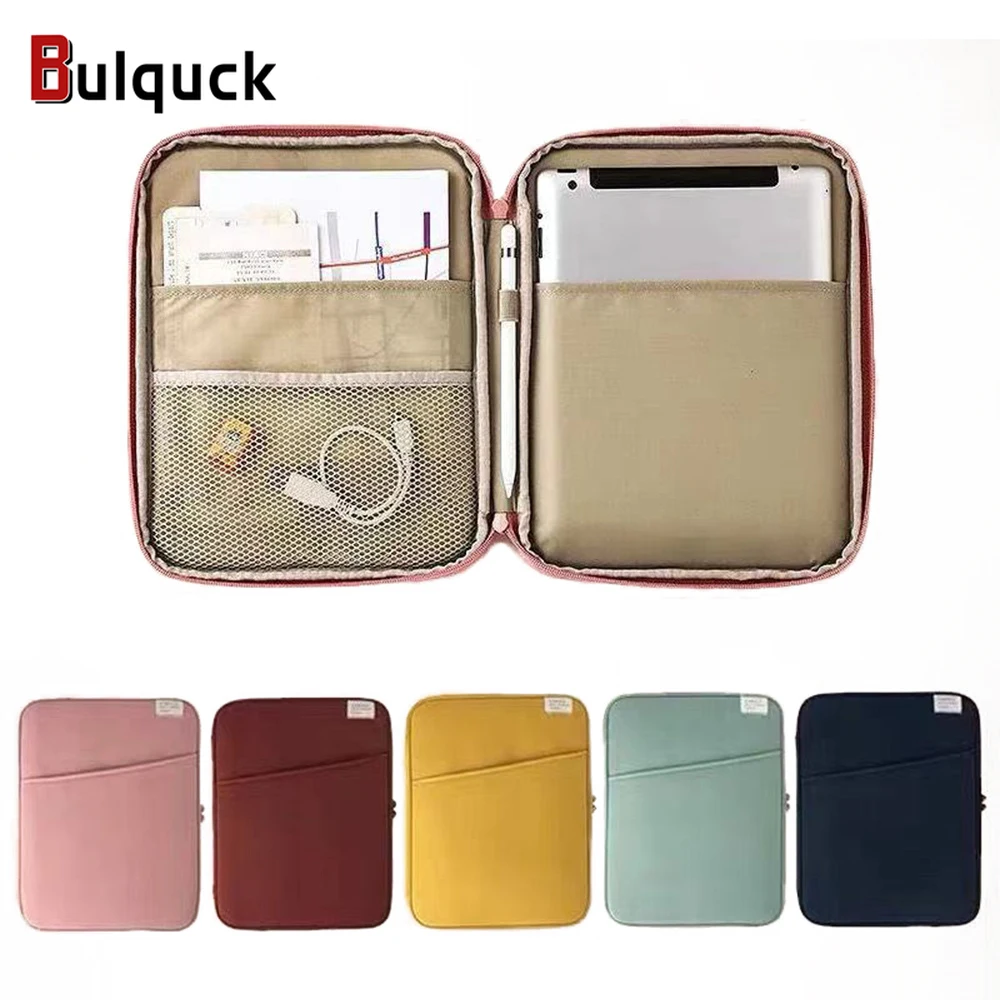 

Tablet Storage Bag for Macbook 13 inch Notebook Liner Bag Shockproof Large Capacity Portable ipad 11 inch Laptop Organizer Pouch