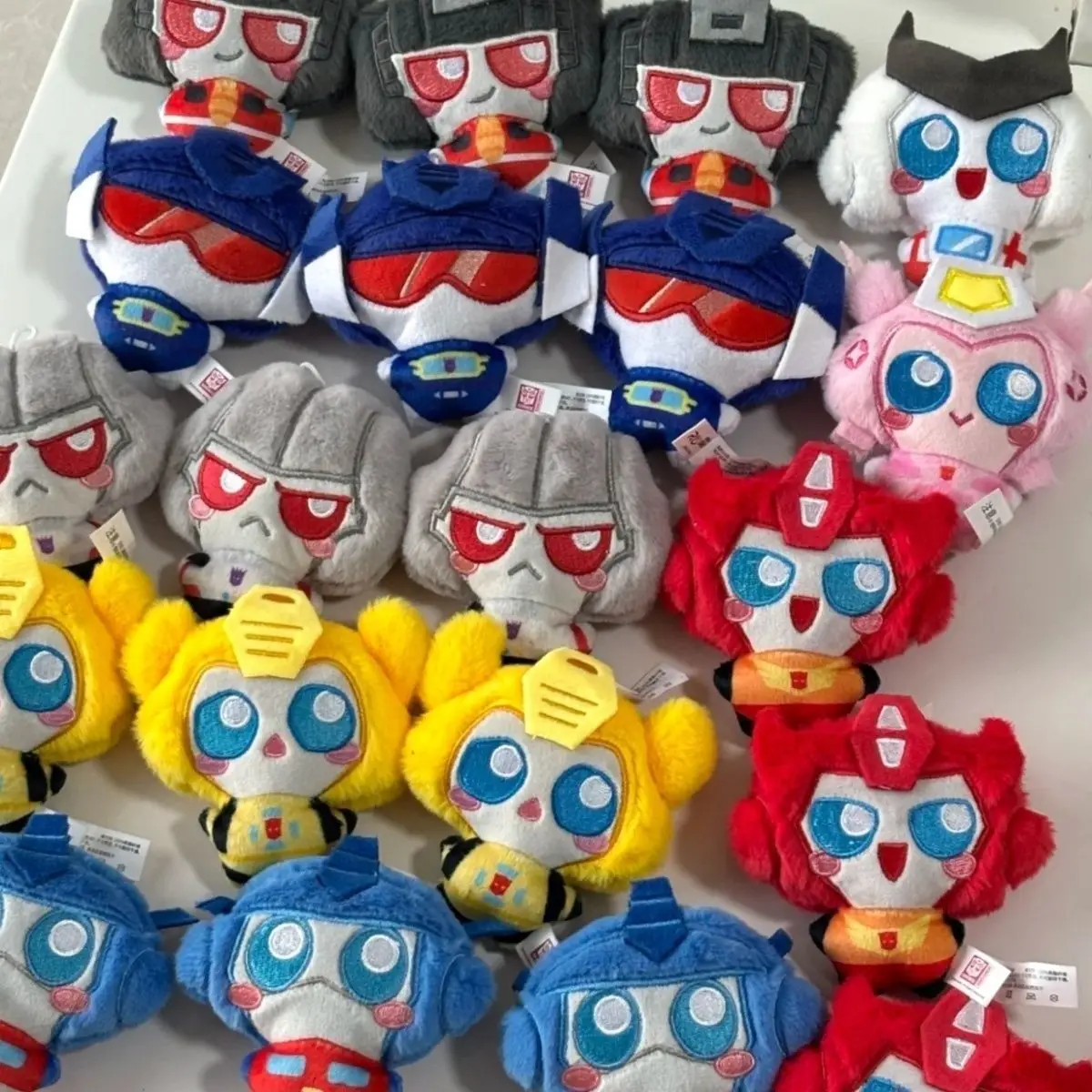 Фото Оригинальный плюшевый брелок-подвеска Kawaii Transformers MINI Series: Оптимус Прайм, аниме-мультфильм, идеальный подарок №2