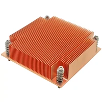 1u server cpu cooler copper skiving fin heatsink for intel 1150 1151 1155 1156 i3 i5 i7 industrial computer passive cooling