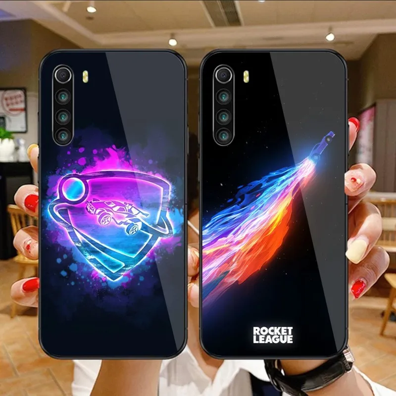 

Лиги телефонный чехол для Xiaomi 13 12 11T 10 9 Redmi Note 11 10 10S Pro Redmi 9 9A 8 черный ПК стеклянный чехол для телефона