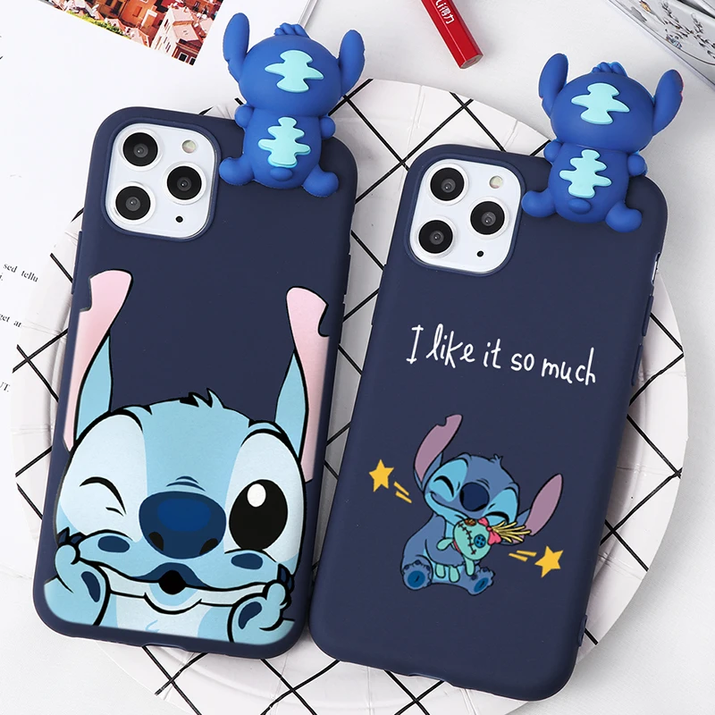 Милый чехол для телефона с мультяшной куклой и стежком Huawei P30 P20 Pro P40 Mate 20 Honor 9X 8A 10