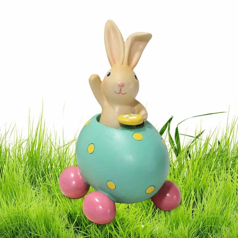 

Bunny Statue Easter Resin Rabbit Garden Statues For Garden Decoration Funny Outdoor Garden Decorations For Christmas Easter