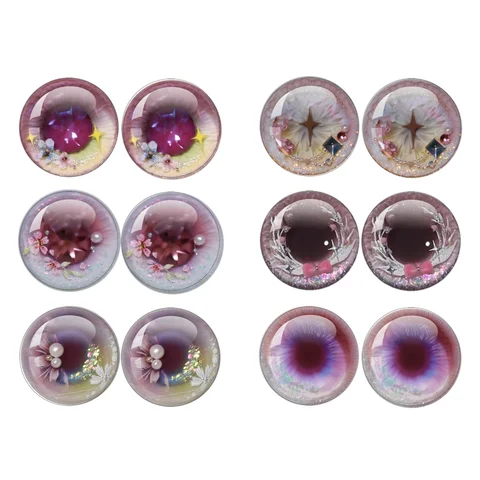 Глаза для кукол Блайт MSCHENGDORIS стеклянные 14 мм