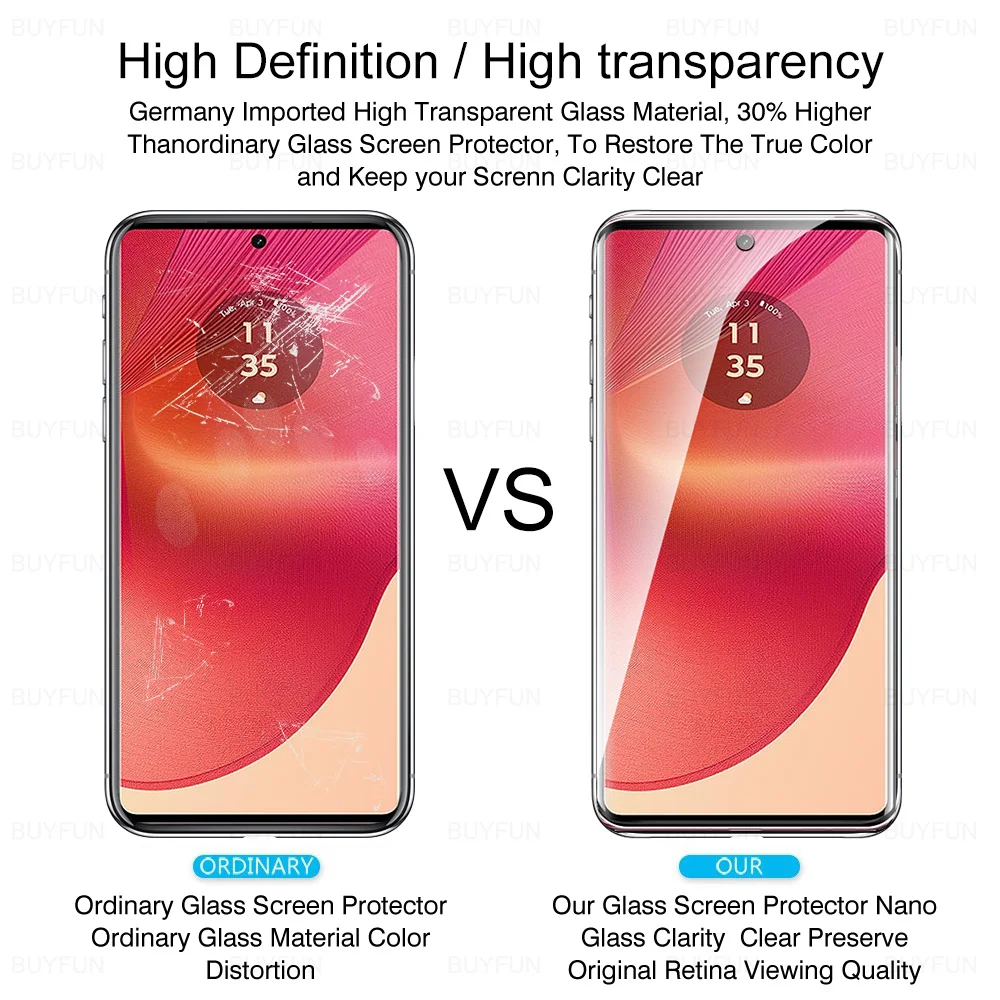 2 в 1 для Motorola Edge 50 Fusion Защитное стекло объектива телефона 50Fusion Moto G85 5G 6 7 дюйма