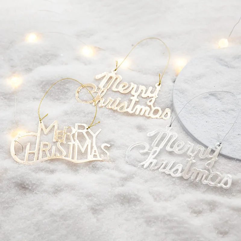 

English Letter Plaque Christmas Tree Decoration Christmas Decorations