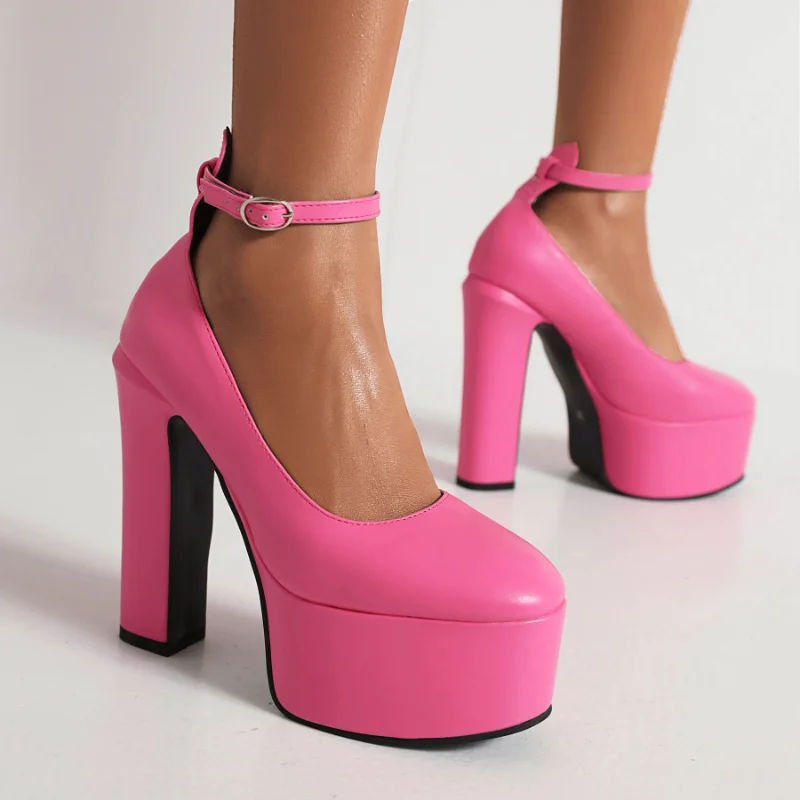 

Женские туфли-лодочки из микрофибры, с круглым носком, длина 22-28 см