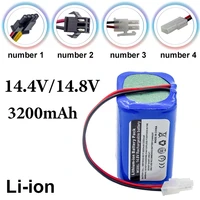 100 original rechargeable battery 14 8v 3200mah robotic vacuum cleaner accessories parts for chuwi ilife a4 a4s a6