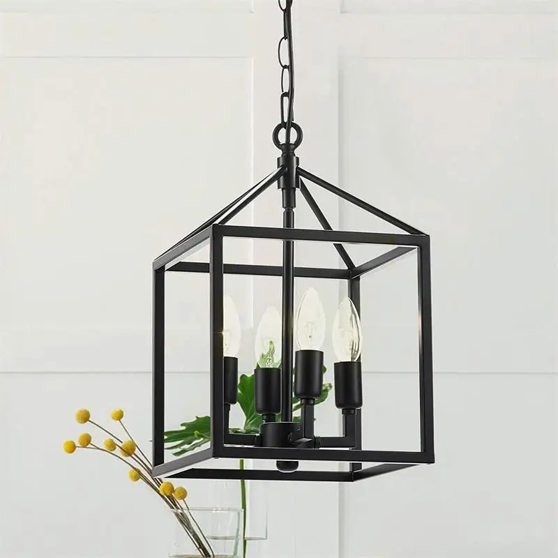 

Black Loft Hanging Lamp Vintage Industrial Pendant Lights Dining Table Metal Light Fixtures Home Decoration Kitchen Chandeliers