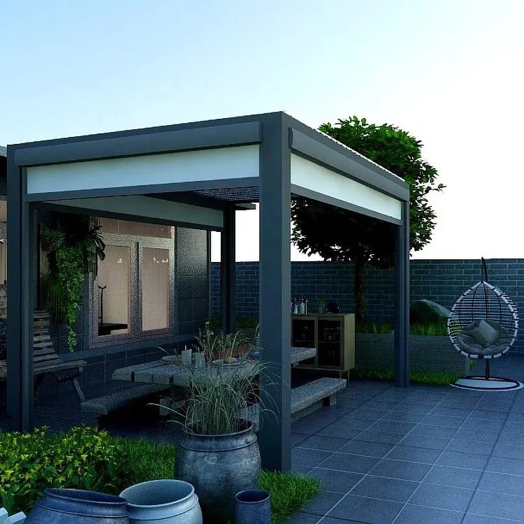 

Top window Awning Pergola Hot Retractable Canopy Profile Patio Pergolas Aluminum Pour Pergola 3X4
