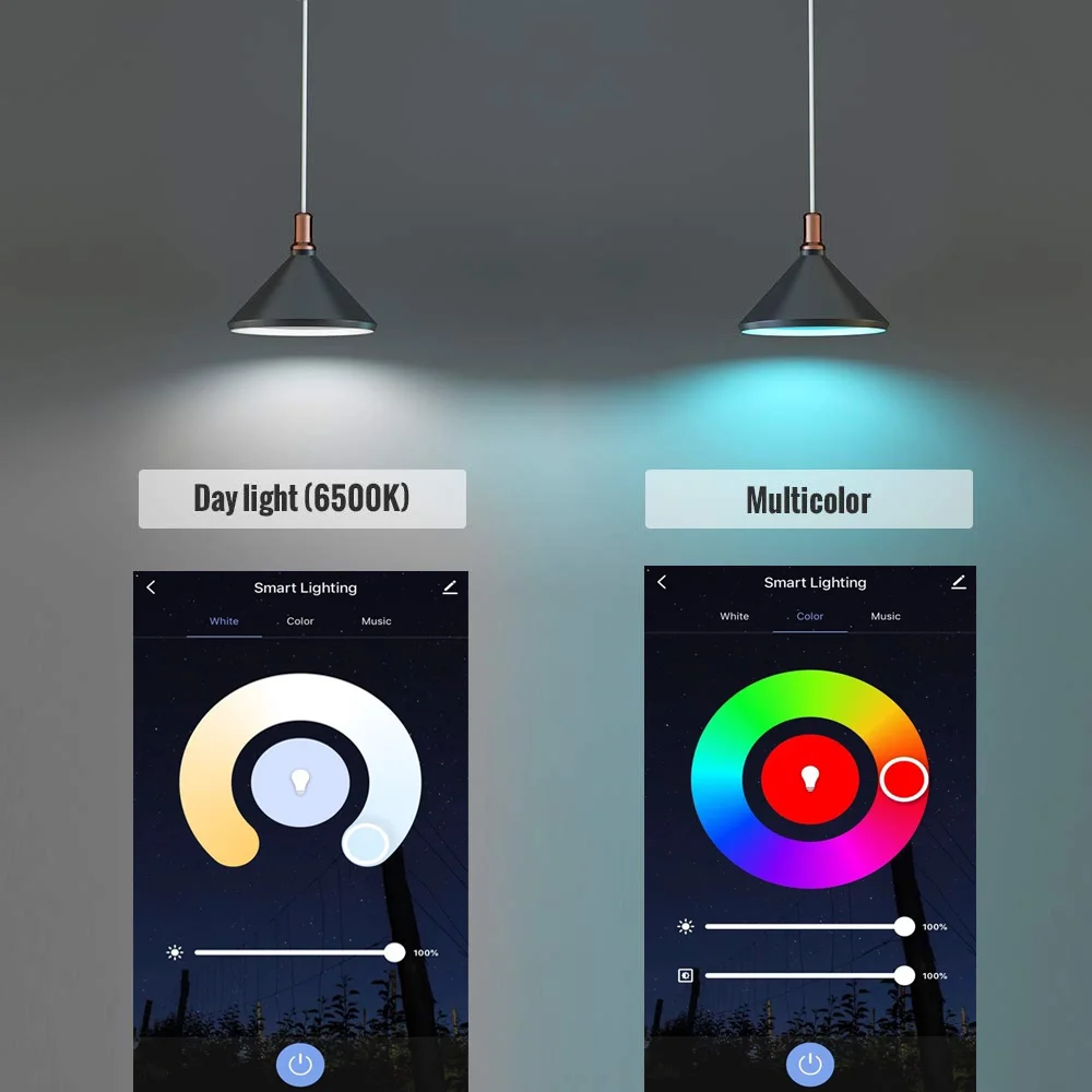 Светодиодная лампа Homebata 15 Вт Zigbee 3.0 Tuya WiFi E27 RGB + CW WW для умного дома совместимая с