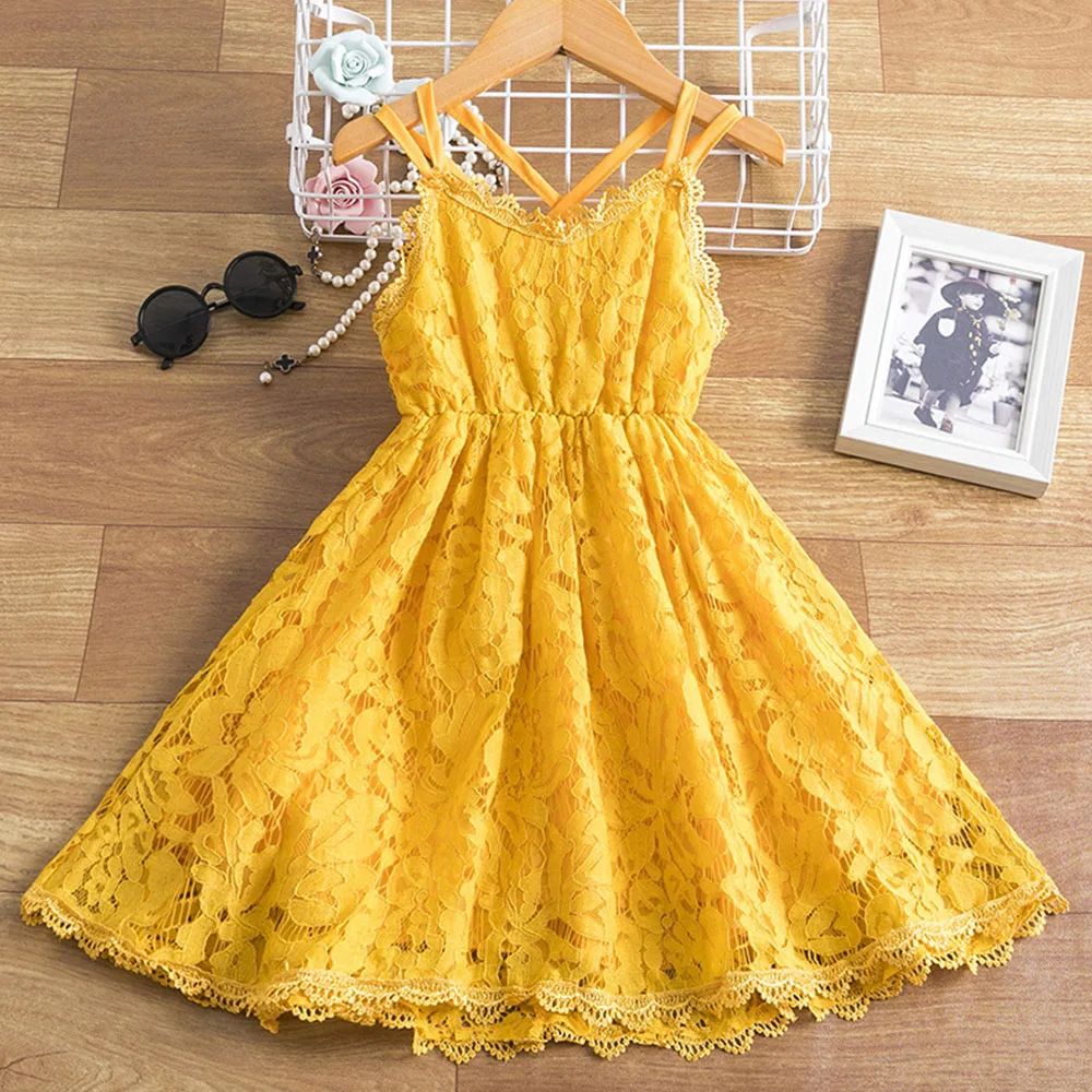 

Bear Leader Summer Lace Princess Dress Kids Dresses Girls Lace Flower Dress New Baby Party Wedding Children Clothes Casual Dress