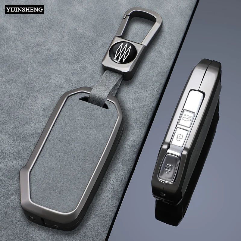 3 4 кнопки из цинкового сплава + кожаный чехол для автомобильного ключа KIA Sportage Ceed