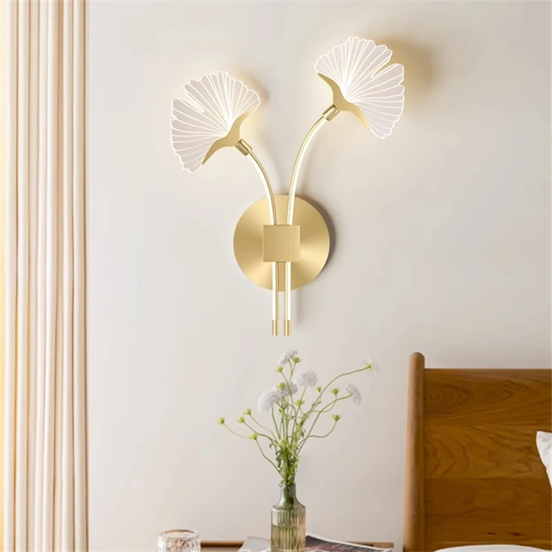 Настенный прикроватный светильник для спальни Скандинавская креативная