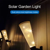 wall lamp solar string lights outdoor dual color 8 mode led waterproof solar powered patio lights for garden yard porch wedding