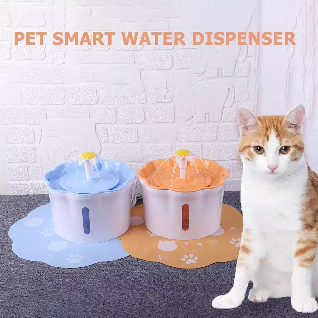 

2.6L Automatic Cat Water Fountain Flowing Pet Dog Water Dispenser Small Animals Drinking Fountain