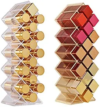 

16 Grids Cosmetic Lipstick Jewelry Box Case Lipstick Storage Box Acrylic Makeup Organizer Storage Case