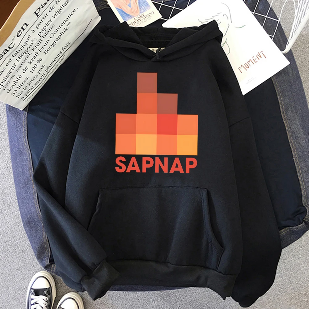 

Толстовка Sapnap Merch, свободные топы, Модная молодежная кавайная одежда в стиле Харадзюку для мужчин и женщин, свитшот, уличная одежда