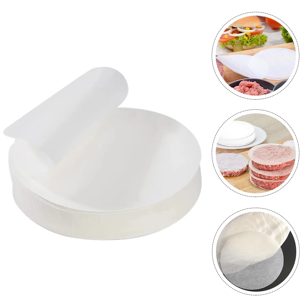 

200Pcs Baking Paper Non-stick Household Burger Patty Papers Bread Papers for Cooking Baking