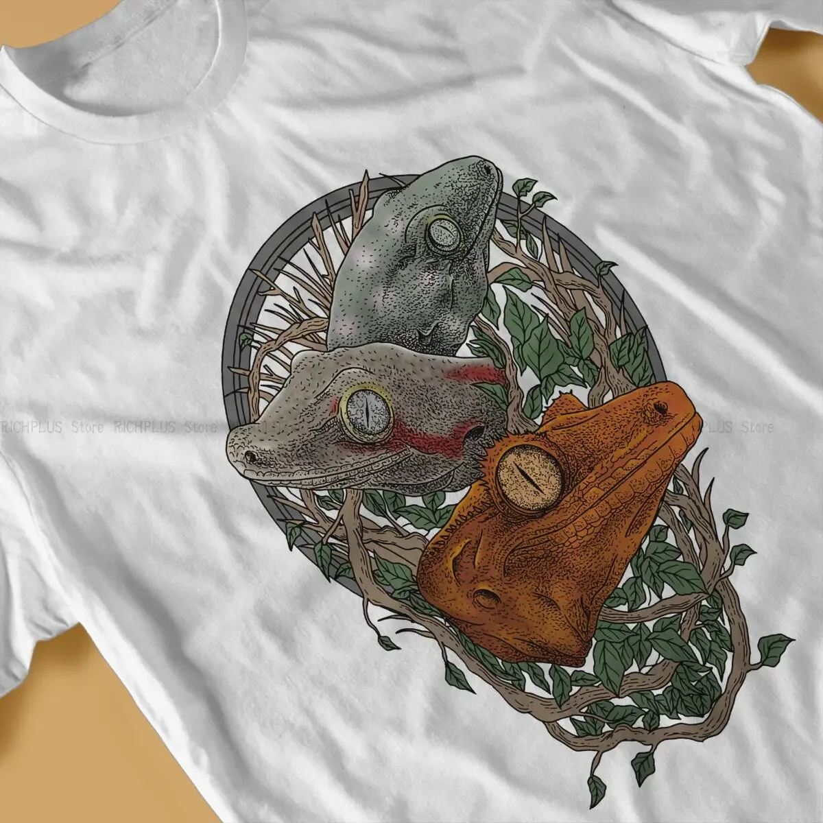 Футболка с каледонским хохлатым горголом и леахинаусом уникальная Повседневная