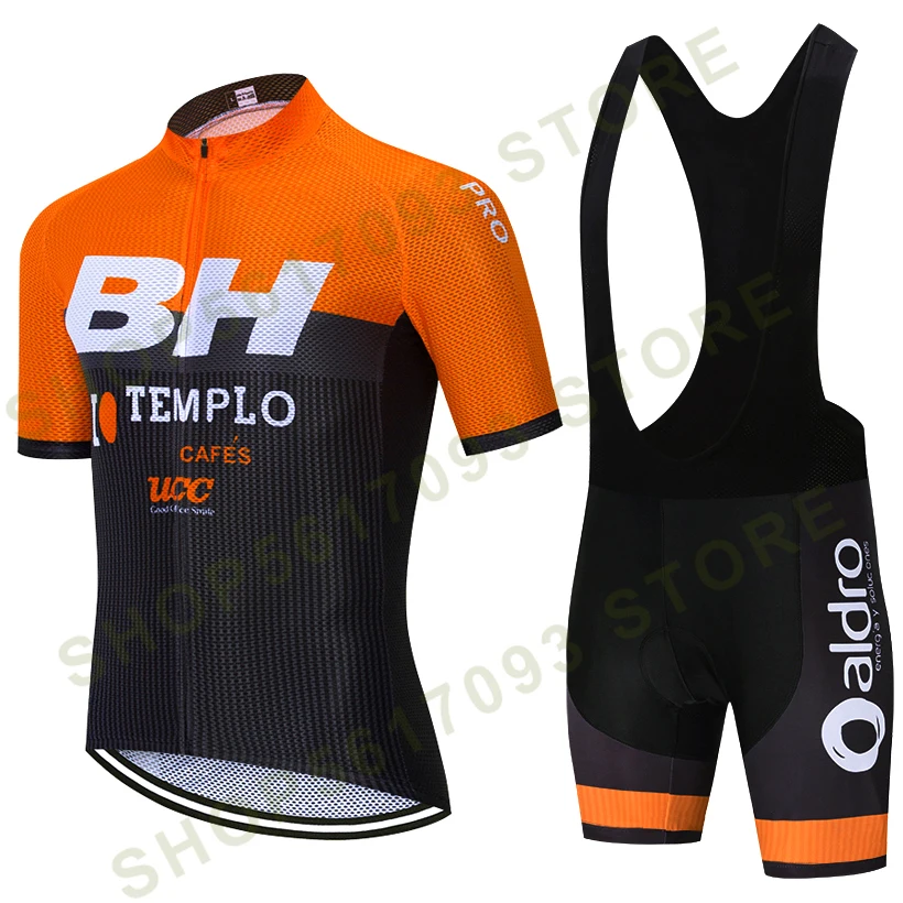 ORANGE BH Cycling wear 20D Bike shorts suit men‘s summer MTB quick dry pro BICYCLING jersey Maillot Culotte Clothing