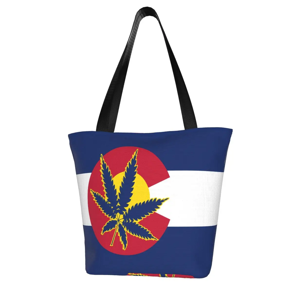 

Женская сумка через плечо с принтом Колорадо и конопли, женская сумка для покупок, женская сумка-тоут для девочек