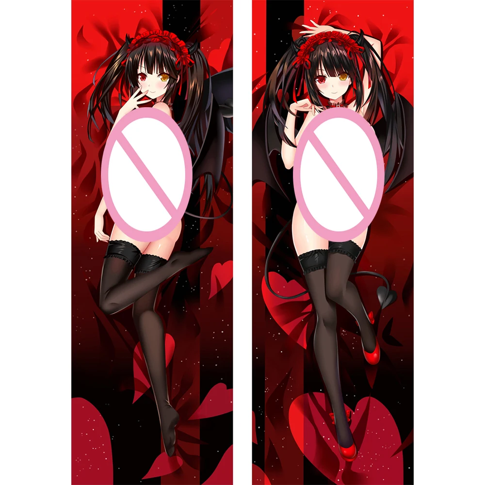 

Cute Pillow Case Anime Dakimakura Date a Live Tokisaki Kurumi Pillow Inner Is Not Included Double-sided Print